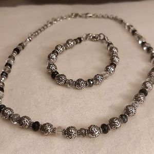 SET - Brighton beaded necklace and bracelet